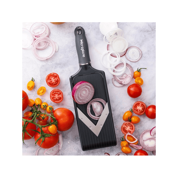 Microplane V-rasp Mandoline Donker Grijs