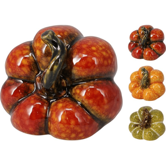 Pompoen 10x8x8cm Assortiment