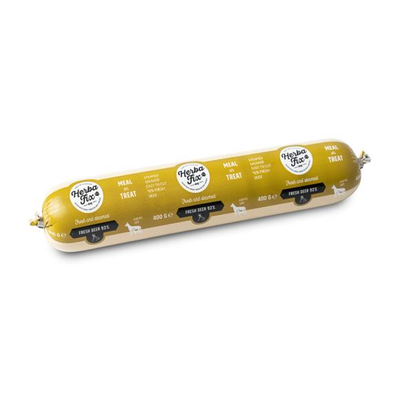 Herbafix Gestoomde Worst Hert 400g