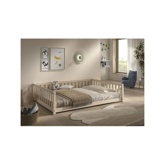 Vipack Dallas Bedbank 140x200 Natuur (incl.lattenbodem)