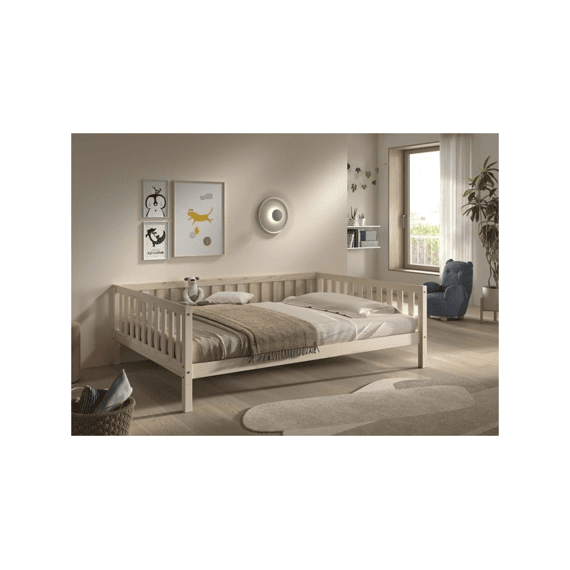Vipack Dallas Bedbank 140x200 Natuur (incl.lattenbodem)