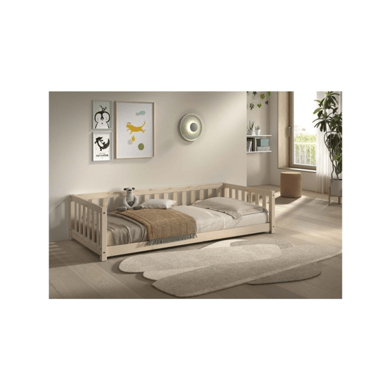 Vipack Dallas Bedbank 90x200 Natuur (incl.lattenbodem)