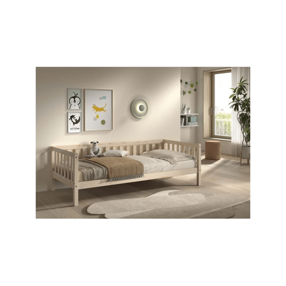 Vipack Dallas Bedbank 90x200 Natuur (incl.lattenbodem)