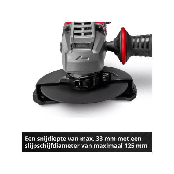 Einhell Professionele Accu Haakse Slijper 18/125 Tp-ag Exculsief Batterij