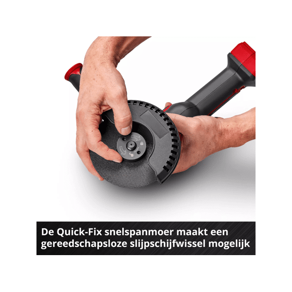 Einhell Professionele Accu Haakse Slijper 18/125 Tp-ag Exculsief Batterij