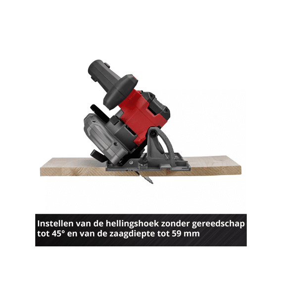 Einhell Professionele Accu Cirkelzaag 18/165 Tp-cs Exculsief Batterij