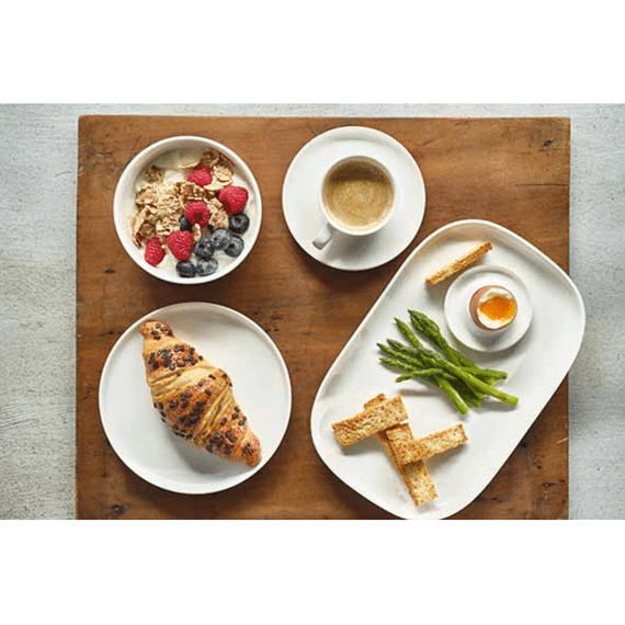 Cosy & Trendy Moon White Plat Bord 19cm