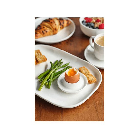 Cosy & Trendy Moon White Plat Bord 30x20cm