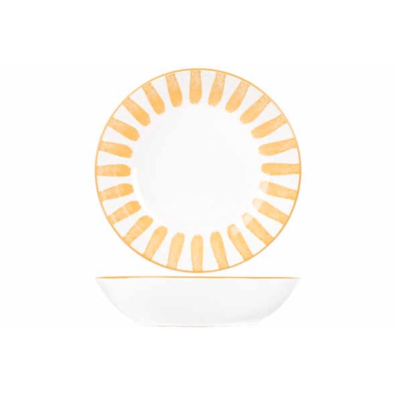 Cosy & Trendy Cabana Diep Bord 20cm Oranje