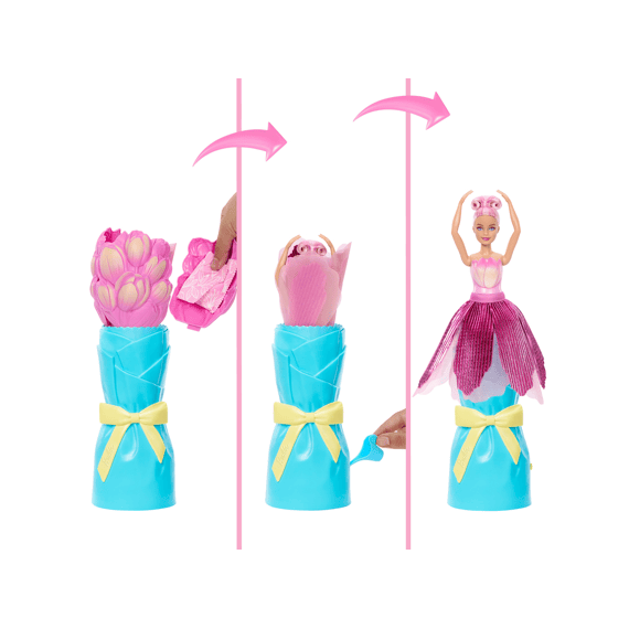Barbie Petal Pop Lichtroze Met Accessoires