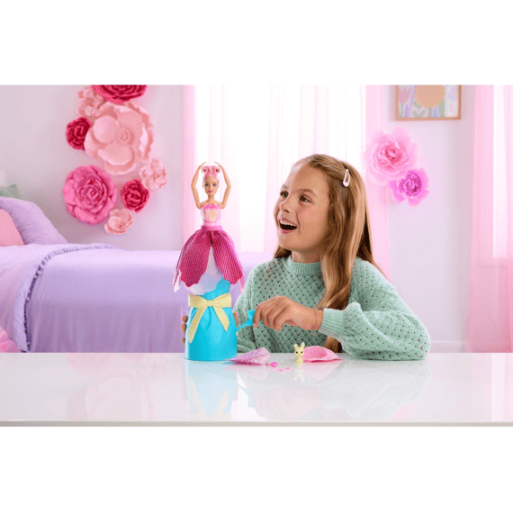 Barbie Petal Pop Lichtroze Met Accessoires