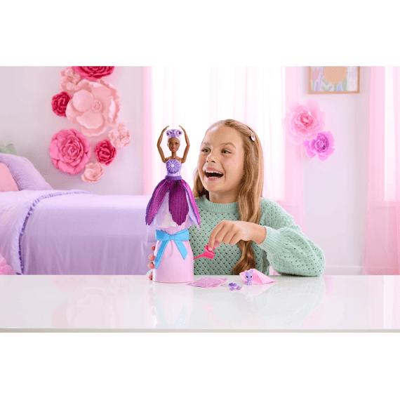 Barbie Petal Pop Paars Met Accessoires
