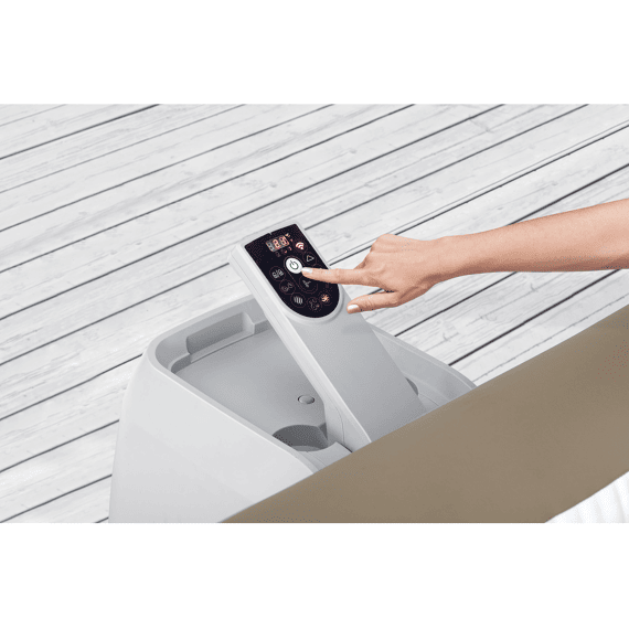 Bestway Jacuzzi Palma Met Filterpomp Smart Luxy Hydrojet Vierkant Sand 201x201x80cm