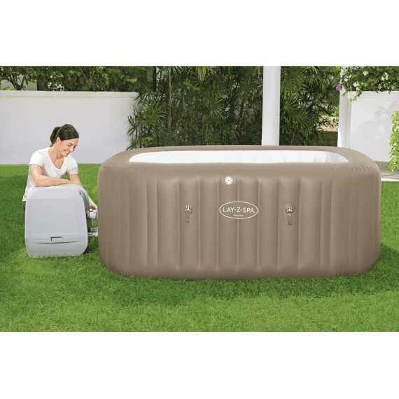 Bestway Jacuzzi Palma Met Filterpomp Smart Luxy Hydrojet Vierkant Sand 201x201x80cm