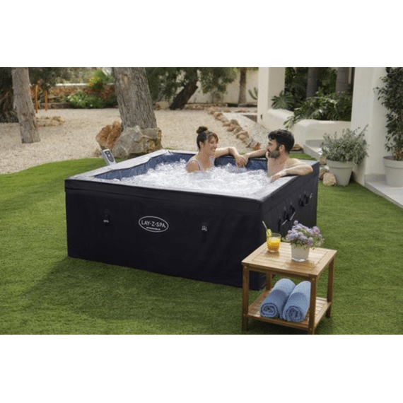 Bestway Lay-z Spa Jacuzzi Stockholm Met Filterpomp Ultrafit Smart Airjet 4-6personen 164x164cm