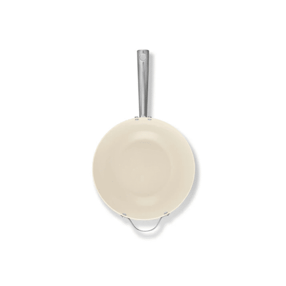 Beka Cicla R Alu Wok Met Keramische Antikleeflaag 30 Cm Cream