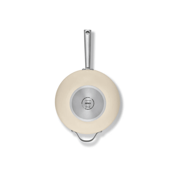Beka Cicla R Alu Wok Met Keramische Antikleeflaag 30 Cm Cream