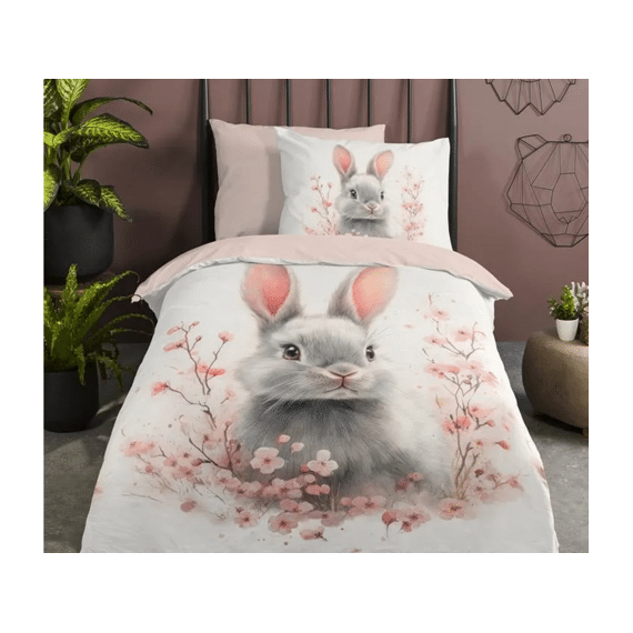 Good Morning Dekbedovertrek Kids 140x220 + 1 60x70cm Fien Beige