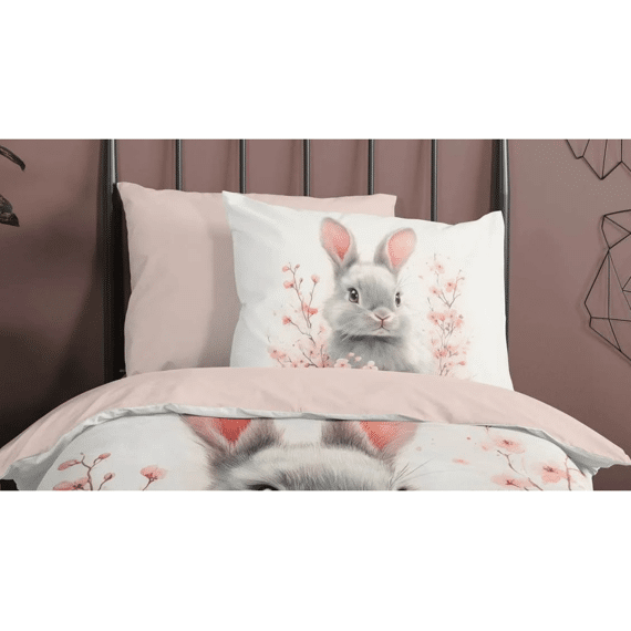 Good Morning Dekbedovertrek Kids 140x220 + 1 60x70cm Fien Beige