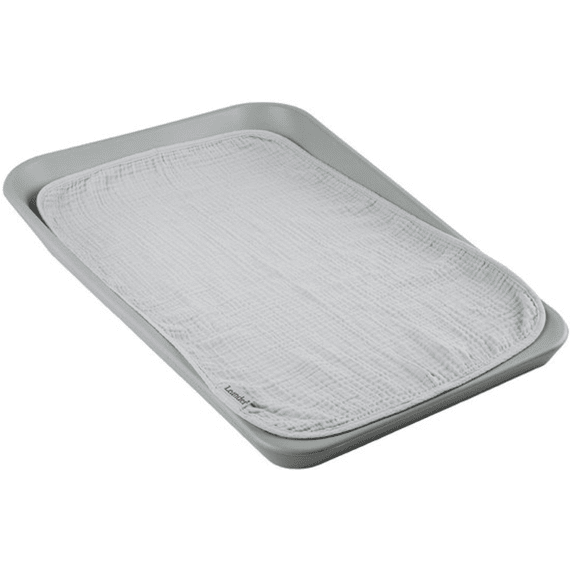 Leander Matty Topper Muslin 2-pack Pearl Grey/ Sage Green