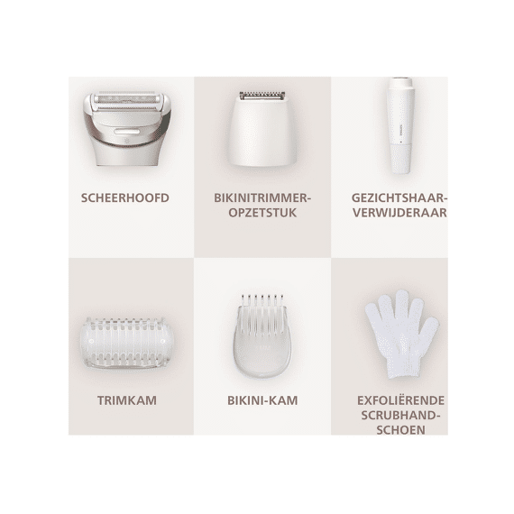 Philips Lady Shaver Series 8000 - Wit