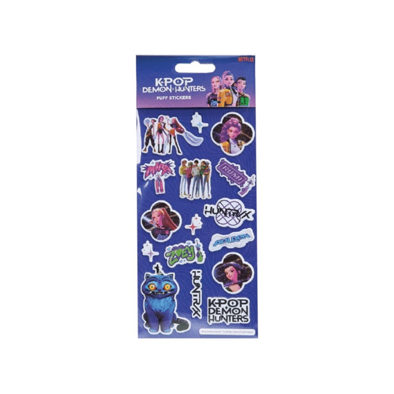 Kpop Demon Hunters Puff Sticker Set