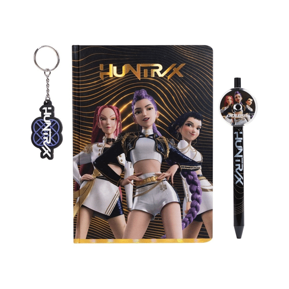 Kpop Demon Hunters Notitieboek Gift Set Golden