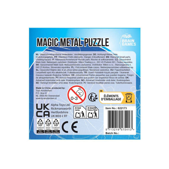 Brain Games Iq Puzzel Metaal Assortiment