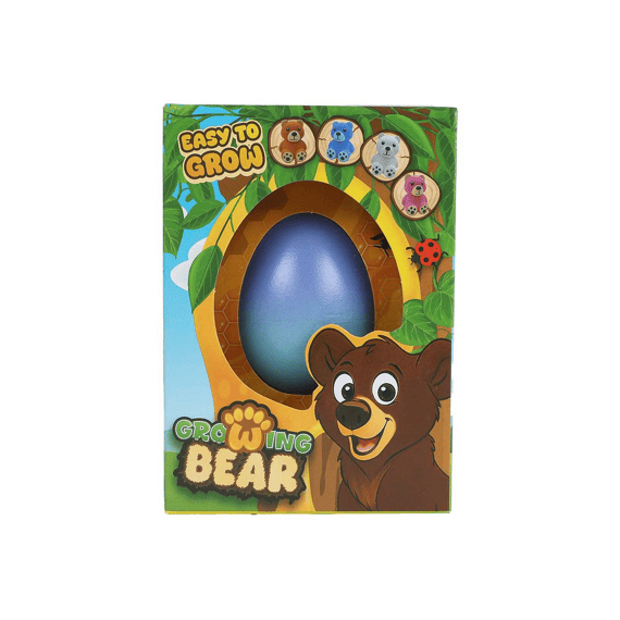 Groeiende Teddybeer In Ei 6cm Assortiment