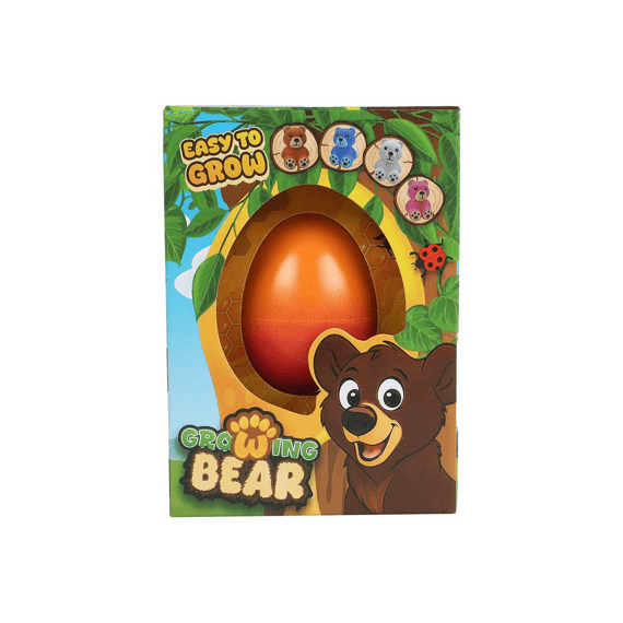 Groeiende Teddybeer In Ei 6cm Assortiment