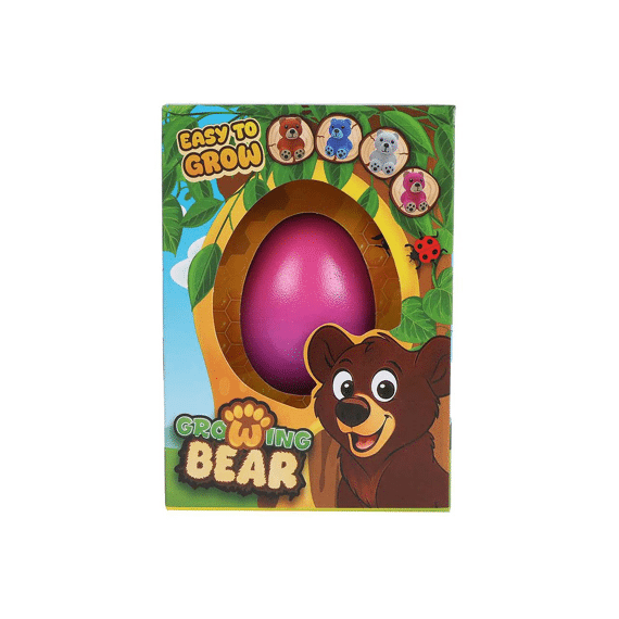 Groeiende Teddybeer In Ei 6cm Assortiment