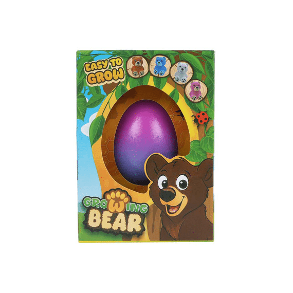 Groeiende Teddybeer In Ei 6cm Assortiment