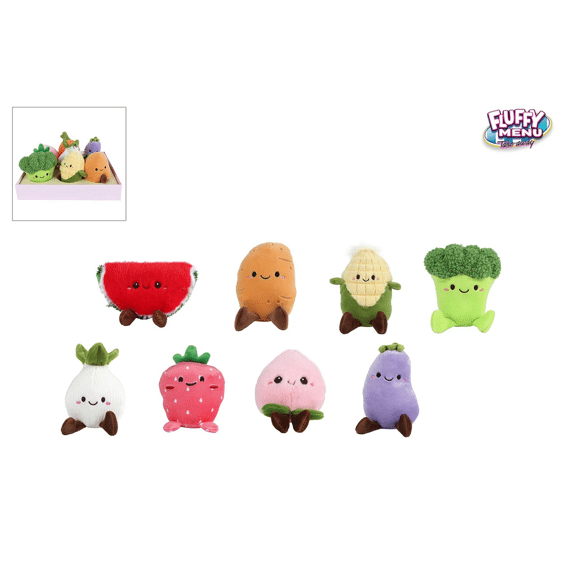 Fluffy Menu Pluche Groente En Fruit Assortiment