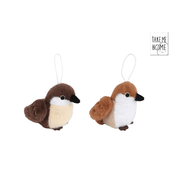 Take Me Home Pluche Vogel 10cm Assortiment