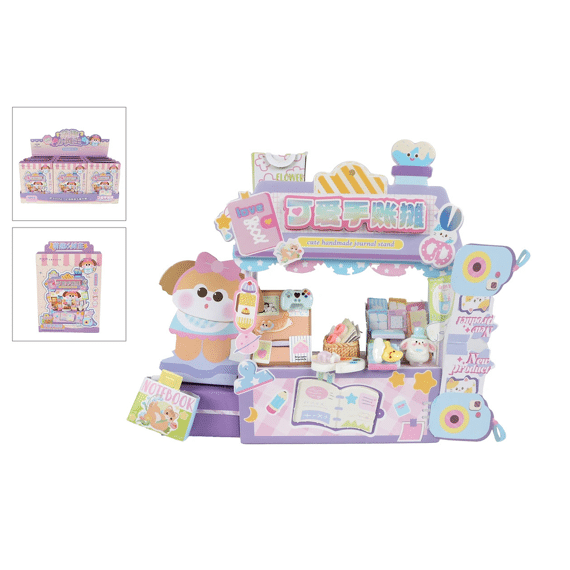 Kawaii Knutselkraampje Paars 15.5cm
