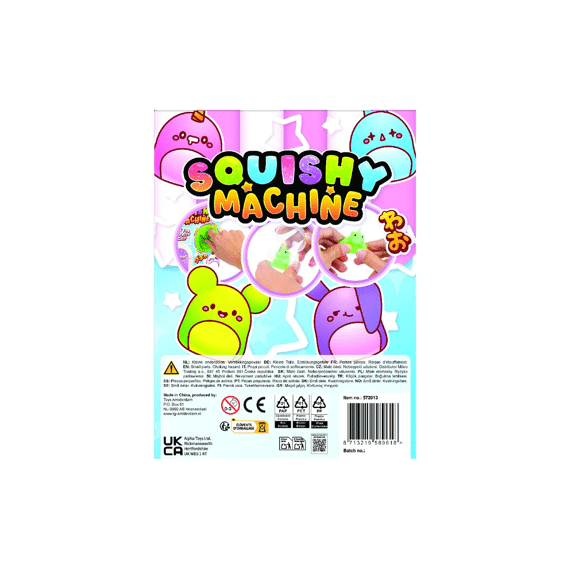 Mini Automaat Kawaii Squishy Verrassingen 6 Stuks