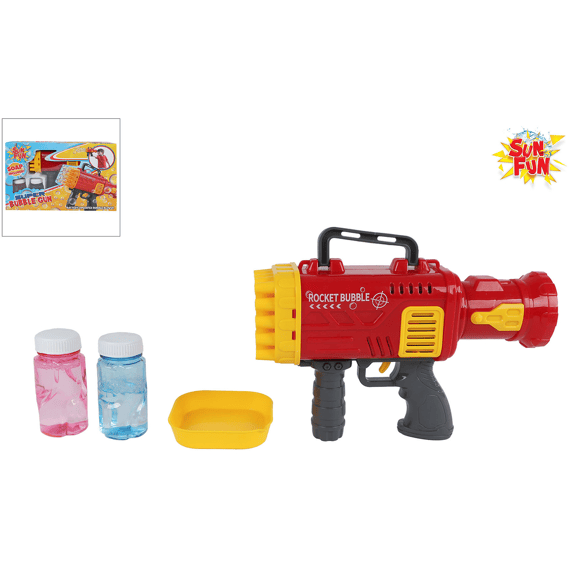 Sun Fun Super Bellenblaaspistool 21cm + 2x50ml