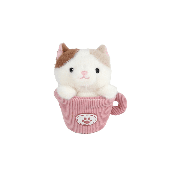 Take Me Home Pluche Poes In Mok 18cm Assortiment
