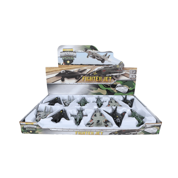 Mission Control Straaljager Pull Back  Met Licht En Geluid Assortiment