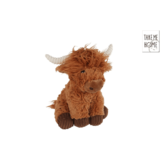 Take Me Home Pluche Highlander Koe S 20cm