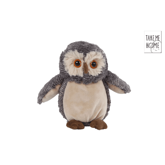 Take Me Home Pluche Uil 18cm