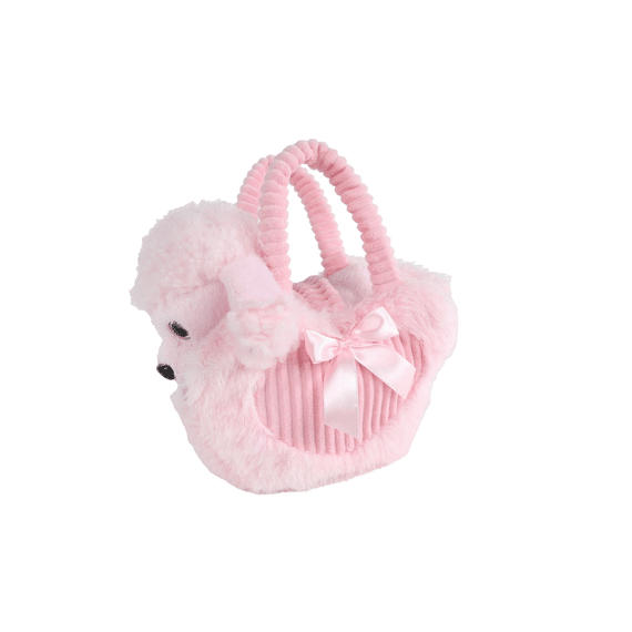 Take Me Home Pluche Poedel In Tas Roze
