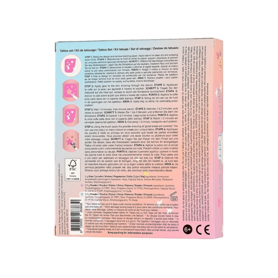 Souza Beauty Set Unicorn Glitter Tattoos