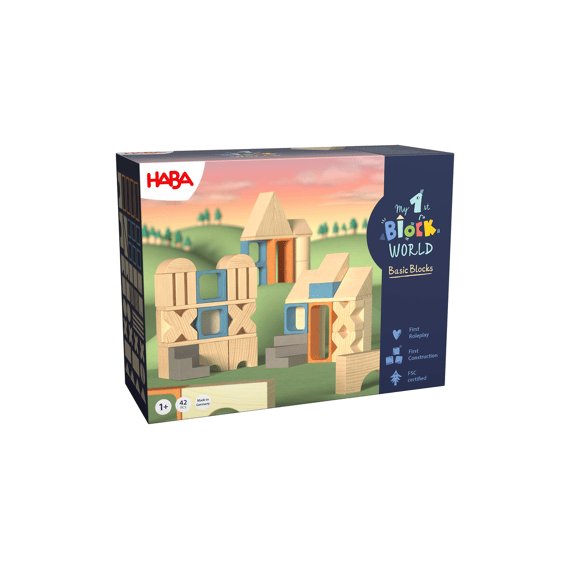 Haba My First Block World Xl Bouwstenenset 42-delig