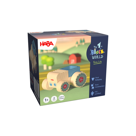 Haba My First Block World Tractor Toni