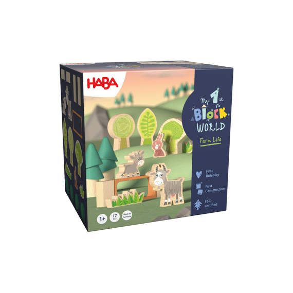 Haba My First Block World Bos En Weide