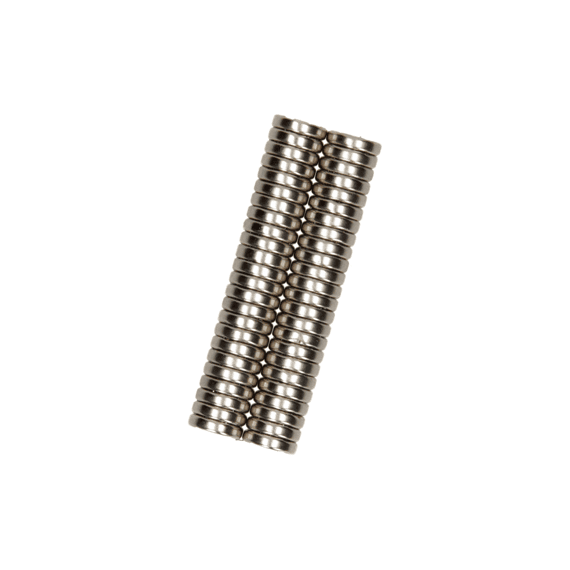 Mack Schijfmagneten Neodymium 8mm*2mm (n35) - Zilver 50st