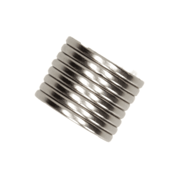 Mack Schijfmagneten Neodymium 19mm*2mm (n35) - Zilver 8st