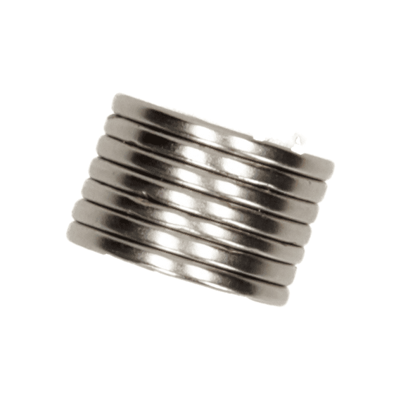 Mack Schijfmagneten Neodymium 19mm*2mm (n50) - Zilver 8st