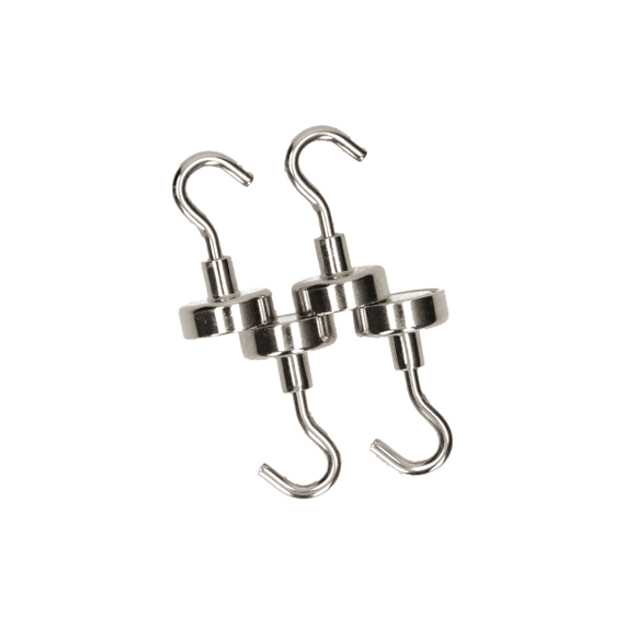 Mack Magneethaak 20mm - Zilver 4st